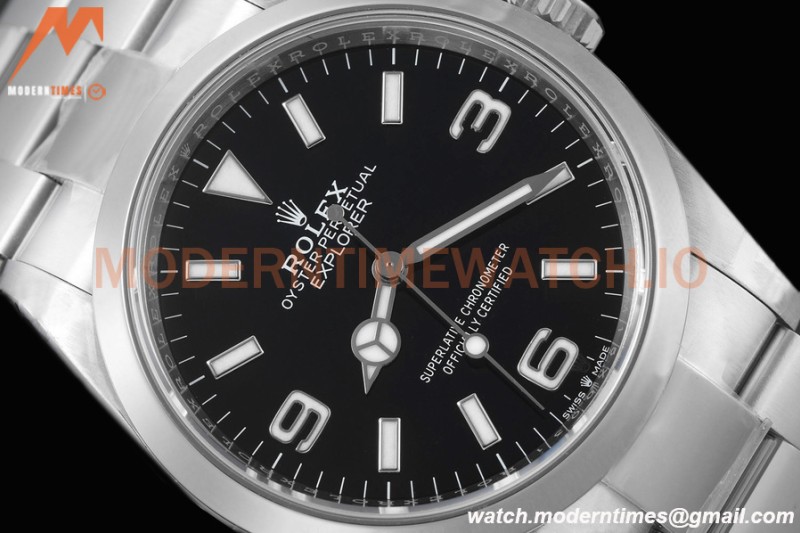 Rolex - Explorer 1 124270 36mm 904L SS/SS Black SBF VS3230