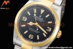 Rolex - Explorer 1 124273 36mm 904L YG/SS Black SBF VS3230