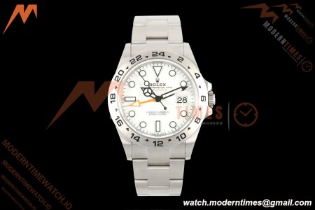 Rolex - Explorer II 226570 42mm SS/SS 904L CHS White Dial QF SH3285