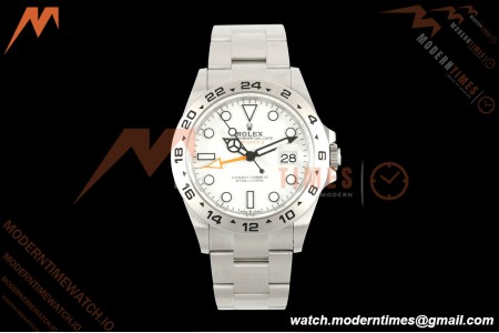 Rolex - Explorer II 226570 42mm SS/SS 904L CHS White Dial QF SH3285 | 롤렉스 - 익스플로러 II 226570 42mm SS/SS 904L CHS 화이트 다이얼 QF SH3285
