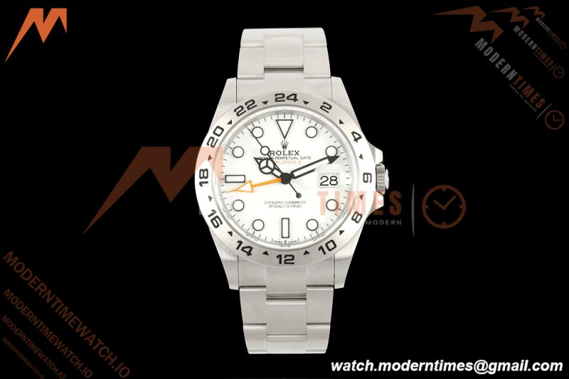 Rolex - Explorer II 226570 42mm SS/SS 904L CHS White Dial QF SH3285 | 롤렉스 - 익스플로러 II 226570 42mm SS/SS 904L CHS 화이트 다이얼 QF SH3285