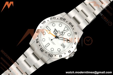 Rolex - Explorer II 226570 42mm SS/SS 904L CHS White Dial QF SH3285