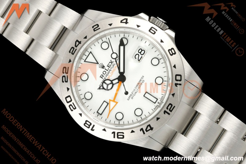 Rolex - Explorer II 226570 42mm SS/SS 904L CHS White Dial QF SH3285 | 롤렉스 - 익스플로러 II 226570 42mm SS/SS 904L CHS 화이트 다이얼 QF SH3285