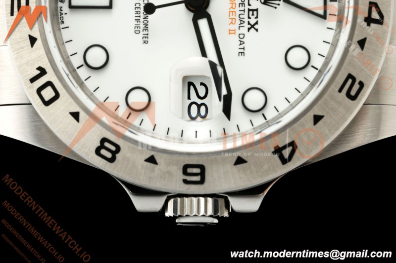 Rolex - Explorer II 226570 42mm SS/SS 904L CHS White Dial QF SH3285 | 롤렉스 - 익스플로러 II 226570 42mm SS/SS 904L CHS 화이트 다이얼 QF SH3285