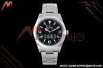 Rolex - Explorer 1 214270 39mm 904L SS/SS Black VF DD3132 | 롤렉스 – 익스플로러 I 214270 39mm 904L 스테인리스 스틸/스테인리스 스틸 블랙 VF DD3132