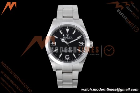 Rolex - Explorer 1 214270 39mm 904L SS/SS Black VF DD3132 | 롤렉스 – 익스플로러 I 214270 39mm 904L 스테인리스 스틸/스테인리스 스틸 블랙 VF DD3132