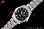 Rolex - Explorer 1 214270 39mm 904L SS/SS Black VF DD3132 | 롤렉스 – 익스플로러 I 214270 39mm 904L 스테인리스 스틸/스테인리스 스틸 블랙 VF DD3132