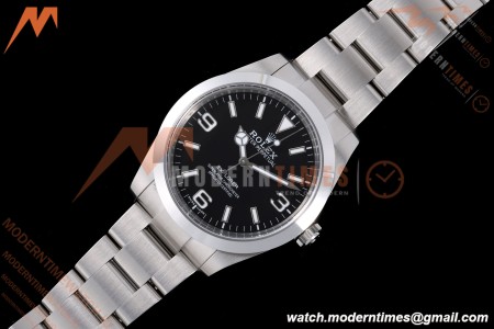Rolex - Explorer 1 214270 39mm 904L SS/SS Black VF DD3132