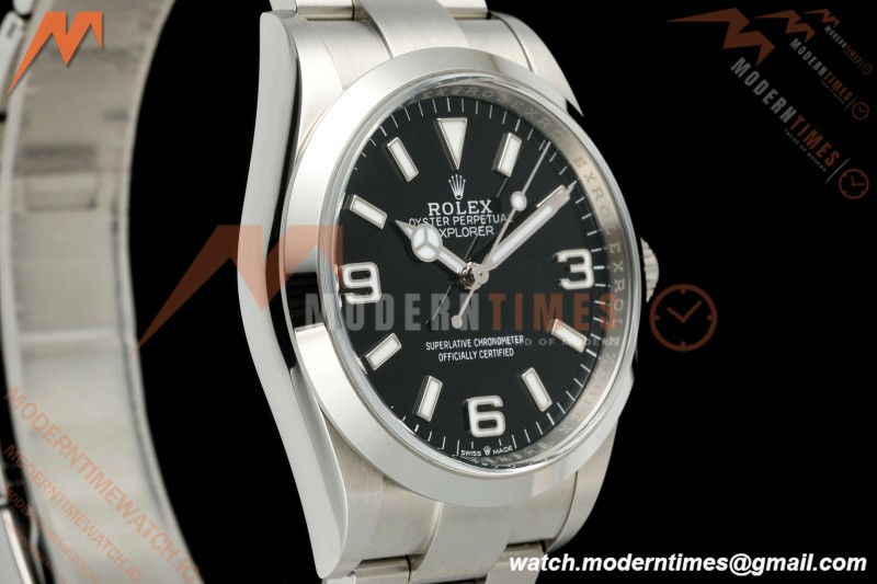Rolex - Explorer 1 124270 36mm 904L SS/SS Black VF DD3230 | 롤렉스 - 익스플로러 1 124270 36mm 904L 스테인리스 스틸/스테인리스 스틸 블랙 VF DD3230