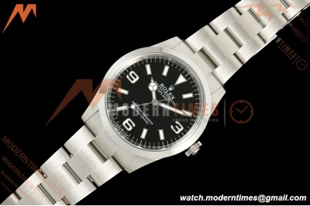 Rolex - Explorer 1 124270 36mm 904L SS/SS Black VF DD3230 | 롤렉스 - 익스플로러 1 124270 36mm 904L 스테인리스 스틸/스테인리스 스틸 블랙 VF DD3230