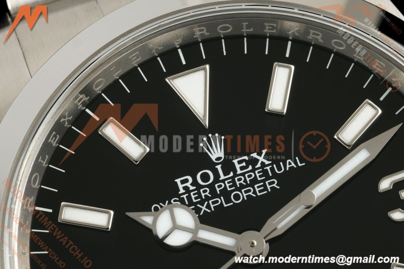 Rolex - Explorer 1 124270 36mm 904L SS/SS Black VF DD3230 | 롤렉스 - 익스플로러 1 124270 36mm 904L 스테인리스 스틸/스테인리스 스틸 블랙 VF DD3230