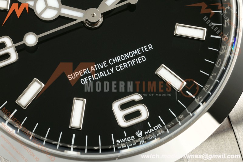 Rolex - Explorer 1 124270 36mm 904L SS/SS Black VF DD3230 | 롤렉스 - 익스플로러 1 124270 36mm 904L 스테인리스 스틸/스테인리스 스틸 블랙 VF DD3230
