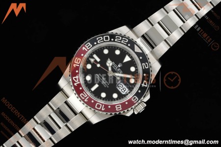 Rolex - GMT II 126710 Coke Oys 40mm 904L SS/SS Black QF SH3285 CHS