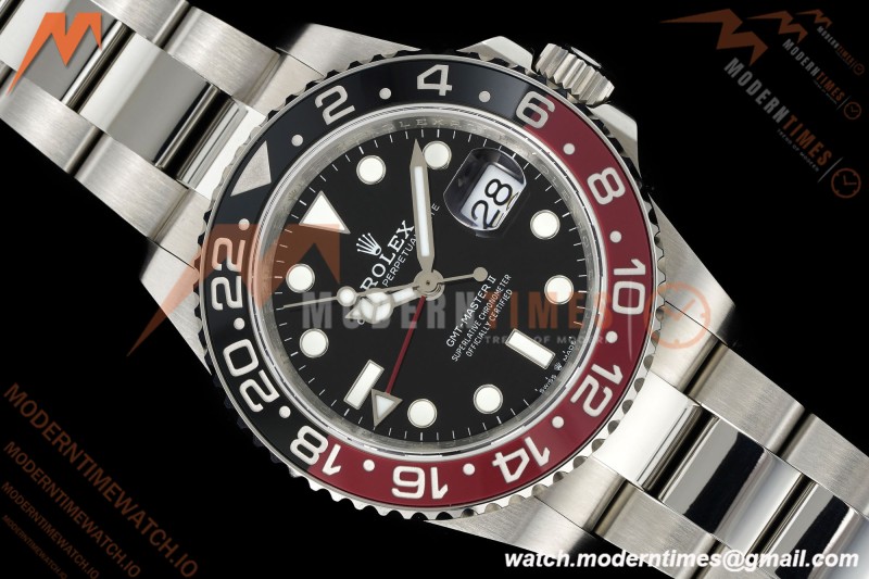 Rolex - GMT II 126710 Coke Oys 40mm 904L SS/SS Black QF SH3285 CHS