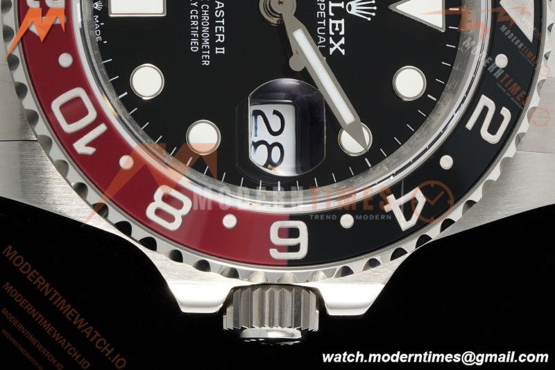 Rolex - GMT II 126710 Coke Oys 40mm 904L SS/SS Black QF SH3285 CHS