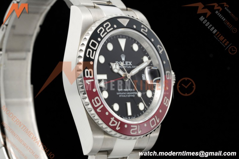 Rolex - GMT II 126710 Coke Oys 40mm 904L SS/SS Black QF SH3285 CHS