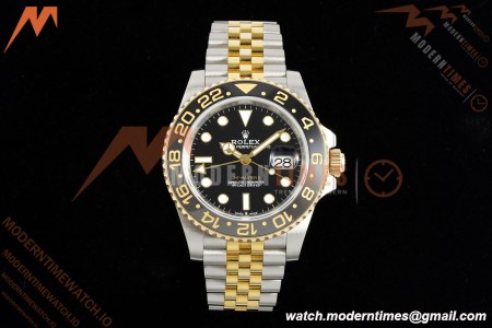 Rolex - GMT II 126713GRNR Bumblebee Jub 40mm 904L YG/SS Black QF SH3285 CHS | 롤렉스 - GMT II 126713GRNR 범블비 주브 40mm 904L YG/SS 블랙 QF SH3285 CHS