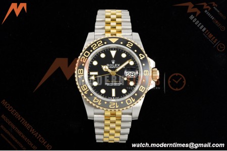 Rolex - GMT II 126713GRNR Bumblebee Jub 40mm 904L YG/SS Black QF SH3285 CHS | 롤렉스 - GMT II 126713GRNR 범블비 주브 40mm 904L YG/SS 블랙 QF SH3285 CHS