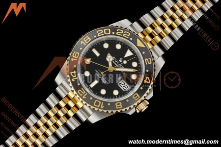 Rolex - GMT II 126713GRNR Bumblebee Jub 40mm 904L YG/SS Black QF SH3285 CHS | 롤렉스 - GMT II 126713GRNR 범블비 주브 40mm 904L YG/SS 블랙 QF SH3285 CHS