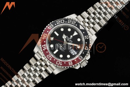 Rolex - GMT II 126710 Coke Jub 40mm 904L SS/SS Black QF SH3285 CHS