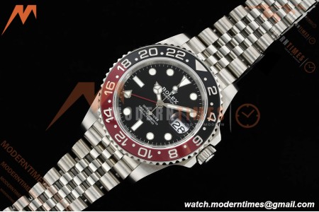Rolex - GMT II 126710 Coke Jub 40mm 904L SS/SS Black QF SH3285 CHS