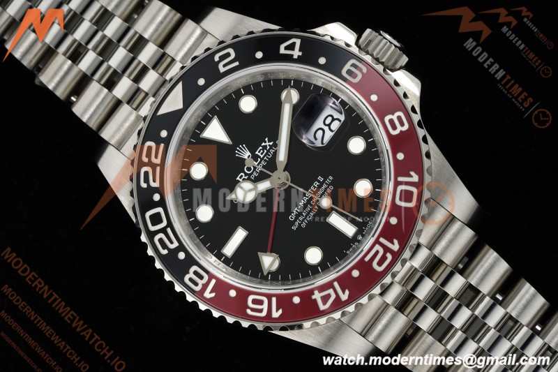 Rolex - GMT II 126710 Coke Jub 40mm 904L SS/SS Black QF SH3285 CHS | 롤렉스 - GMT II 126710 코크 주브 40mm 904L SS/SS 슈바르츠 QF SH3285 CHS