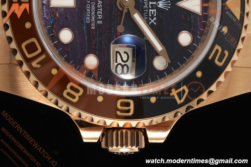 Rolex - GMT II 126715CHNR 40mm Jub RG/RG Tiger Iron Dial 3EF VR3285 CHS