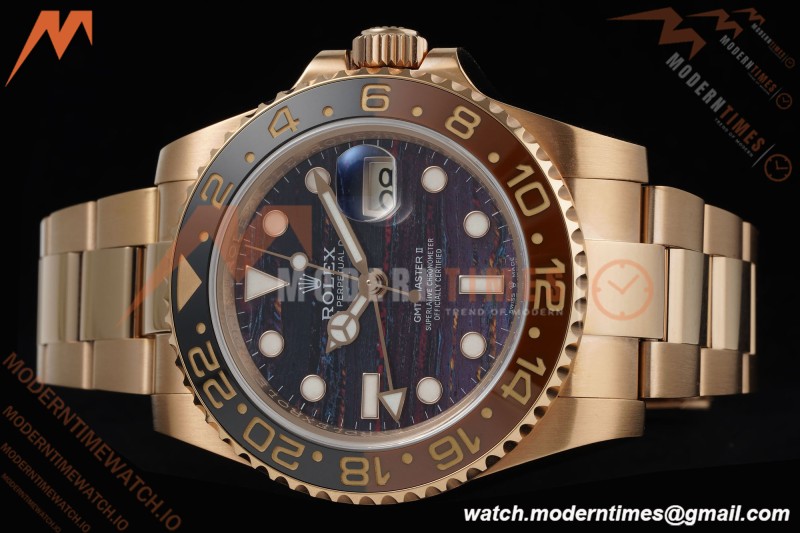 Rolex - GMT II 126715CHNR 40mm Jub RG/RG Tiger Iron Dial 3EF VR3285 CHS