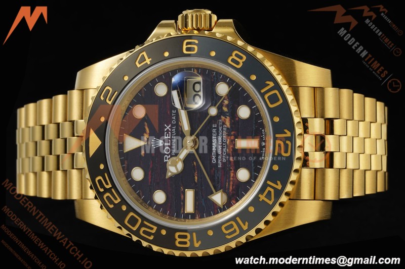 Rolex - GMT II 126718GRNR 40mm Jub YG/YG Tiger Iron Dial 3EF VR3285 CHS