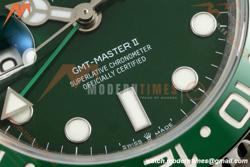 Rolex - GMT II 126729VTNR 40mm Oys SS/SS LHD Green Dial 3EF SH3285 CHS