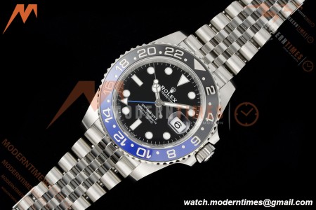 Rolex - GMT II 126710BLNR Jub 904L SS/SS Black Dial VSF V3 DD3285 CHS
