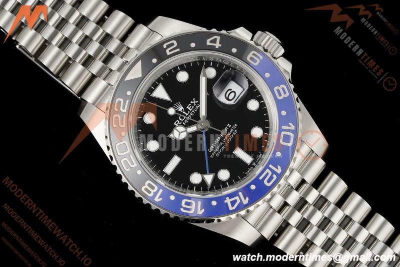 Rolex - GMT II 126710BLNR Jub 904L SS/SS Black Dial VSF V3 DD3285 CHS