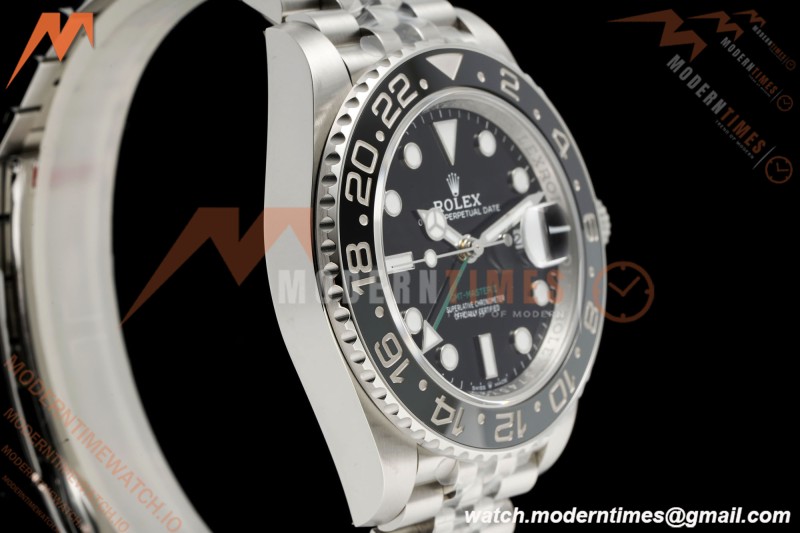 Rolex - GMT II 126710GRNR Jub 904L SS/SS Black Dial VSF V3 DD3285 CHS