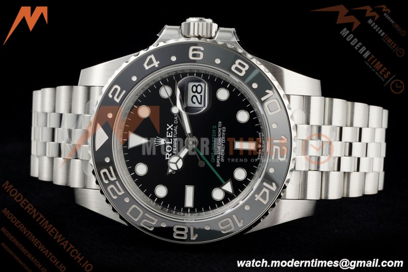 Rolex - GMT II 126710GRNR Jub 904L SS/SS Black Dial VSF V3 DD3285 CHS