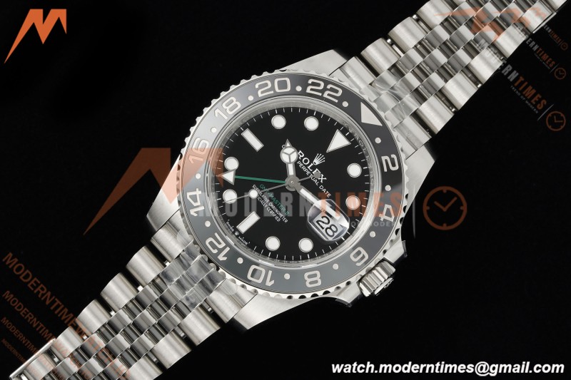 Rolex - GMT II 126710GRNR Jub 904L SS/SS Black Dial VSF V3 DD3285 CHS