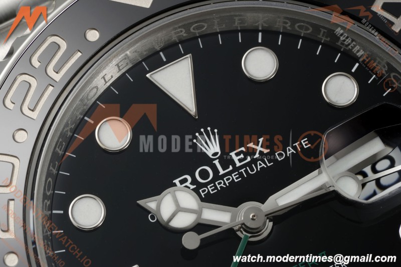 Rolex - GMT II 126710GRNR Jub 904L SS/SS Black Dial VSF V3 DD3285 CHS