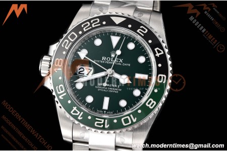 Rolex - GMT II 126729VTNR 40mm Oys SS/SS LHD Green Dial VSF V3 DD3285 CHS