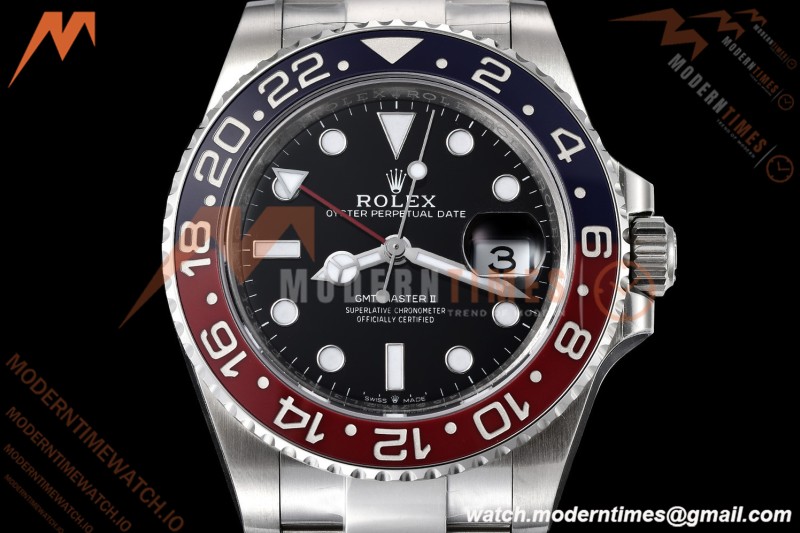 Rolex - GMT II 126710BLRO Oys 904L SS/SS Black Dial VSF V3 DD3285 CHS