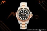 Rolex - GMT II 126711CHNR Rootbeer Oys 40mm 904L RG/SS Black QF VR3285 CHS | 롤렉스 - GMT II 126711CHNR 루트비어 오이즈 40mm 904L RG/SS 블랙 QF VR3285 CHS