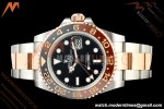Rolex - GMT II 126711CHNR Rootbeer Oys 40mm 904L RG/SS Black QF VR3285 CHS | 롤렉스 - GMT II 126711CHNR 루트비어 오이즈 40mm 904L RG/SS 블랙 QF VR3285 CHS