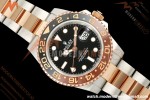 Rolex - GMT II 126711CHNR Rootbeer Oys 40mm 904L RG/SS Black QF VR3285 CHS | 롤렉스 - GMT II 126711CHNR 루트비어 오이즈 40mm 904L RG/SS 블랙 QF VR3285 CHS