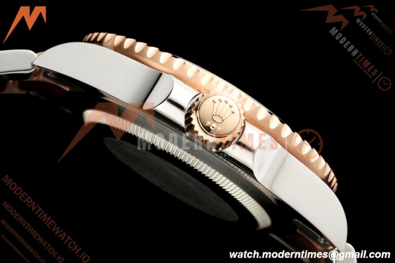 Rolex - GMT II 126711CHNR Rootbeer Oys 40mm Gain Weight 904L RG/SS Black ARF V3 VR3285 CHS