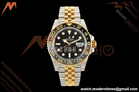 Rolex - GMT II 126713GRNR Bumblebee Jub 40mm Gain Weight 904L YG/SS Black ARF V3 VR3285 CHS | 롤렉스 - GMT II 126713GRNR 범블비 주브 40mm 게인 웨이트 904L YG/SS 블랙 ARF V3 VR3285 CHS