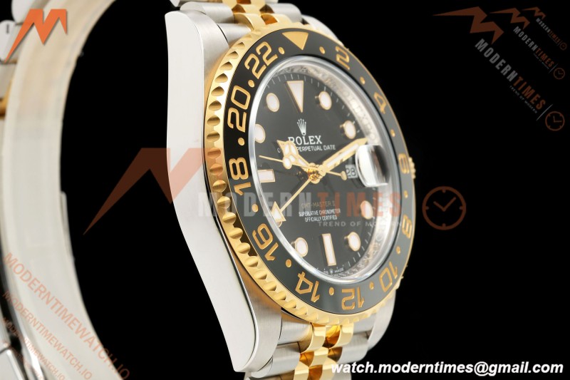 Rolex - GMT II 126713GRNR Bumblebee Jub 40mm Gain Weight 904L YG/SS Black ARF V3 VR3285 CHS