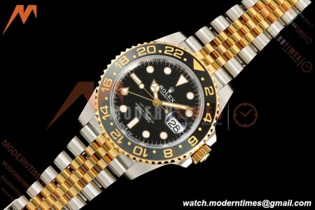 Rolex - GMT II 126713GRNR Bumblebee Jub 40mm Gain Weight 904L YG/SS Black ARF V3 VR3285 CHS | 롤렉스 - GMT II 126713GRNR 범블비 주브 40mm 게인 웨이트 904L YG/SS 블랙 ARF V3 VR3285 CHS