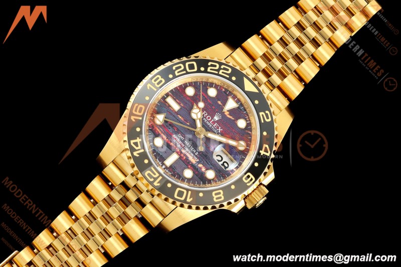 Rolex - GMT II 126718GRNR 40mm Jub YG/YG Tiger Iron Dial THBF SH3285 CHS | 롤렉스 - GMT II 126718GRNR 40mm 주브 YG/YG 타이거 아이언 다이얼 THBF SH3285 CHS