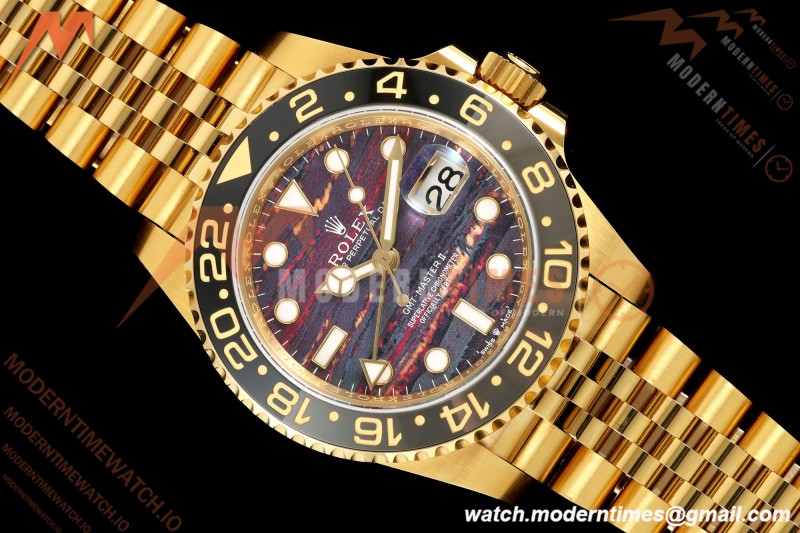 Rolex - GMT II 126718GRNR 40mm Jub YG/YG Tiger Iron Dial THBF SH3285 CHS | 롤렉스 - GMT II 126718GRNR 40mm 주브 YG/YG 타이거 아이언 다이얼 THBF SH3285 CHS