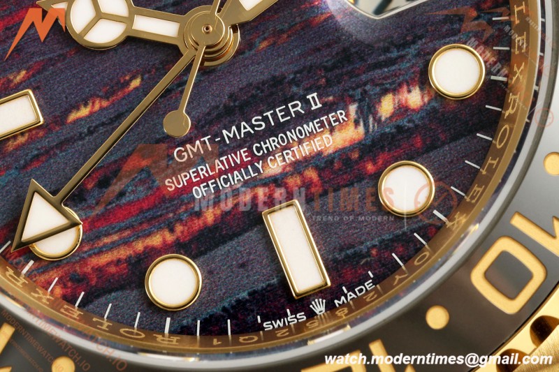 Rolex - GMT II 126718GRNR 40mm Jub YG/YG Tiger Iron Dial THBF SH3285 CHS | 롤렉스 - GMT II 126718GRNR 40mm 주브 YG/YG 타이거 아이언 다이얼 THBF SH3285 CHS