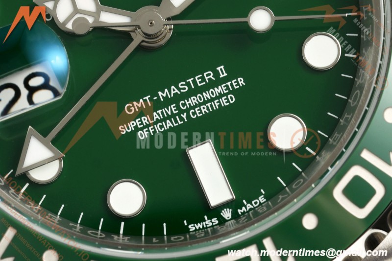 Rolex - GMT II 126729VTNR 40mm Jub SS/SS LHD Green Dial THBF SH3285 CHS