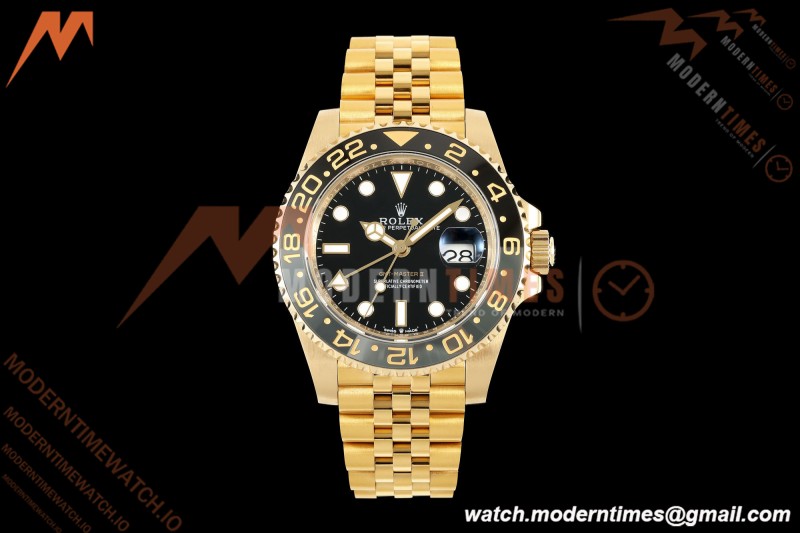 Rolex - GMT II 126718GRNR 40mm 904L Jub YG/YG Black PlayF VR3285 CHS